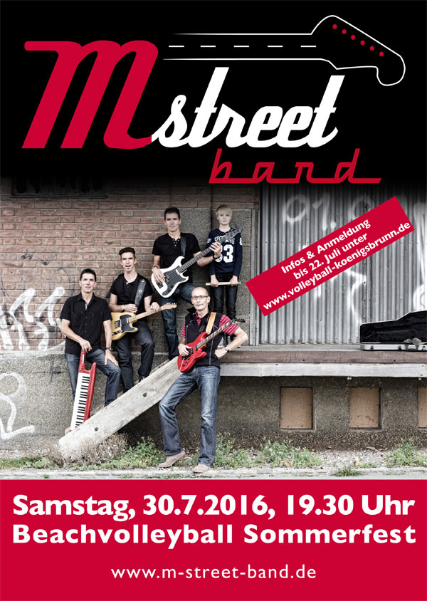 M-Street-Band-FLYER-A4-Beachvolleyball-Sommerfest